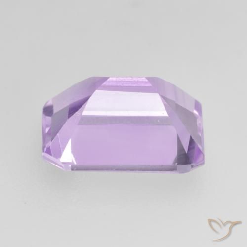 Amatista Violeta iris intenso natural de 2.07 ct, Corte Octágono / Esmeralda, VVS-VS