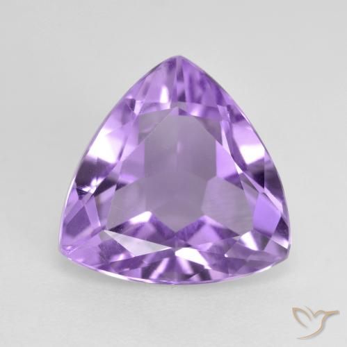 2.60ct Natural Violeta medio Amatista, Trillón, VS