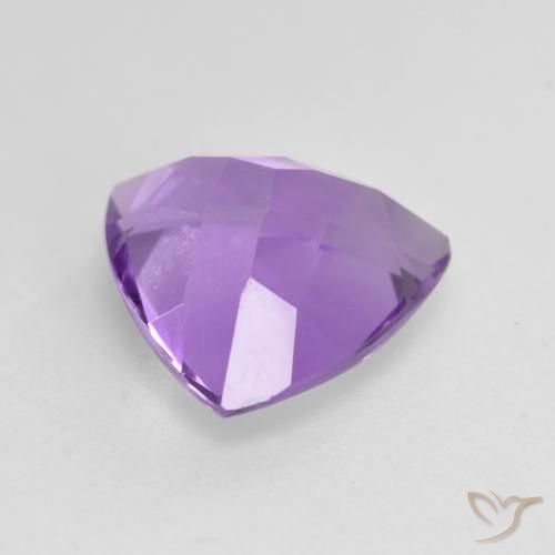 Amatista Violeta púrpura intenso natural de 2.79 ct, Trillón, VS