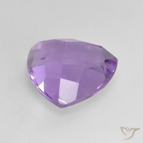 Amatista Violeta rosado natural de 3.12 ct, Trillón, VS