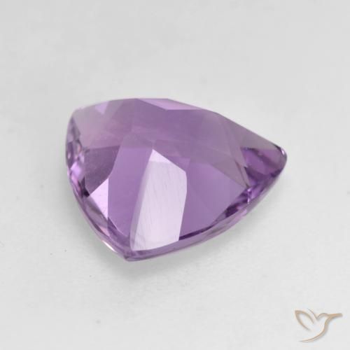 Amatista Violeta púrpura medio natural de 2.70 ct, Trillón, VS