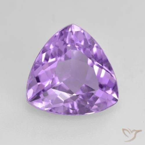 Amatista Violeta rosado natural de 3.00 ct, Trillón, VS