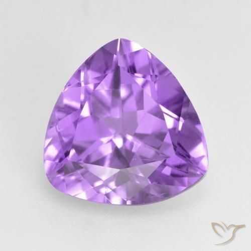 2.79ct Natural Violeta medio Amatista, Trillón, VS