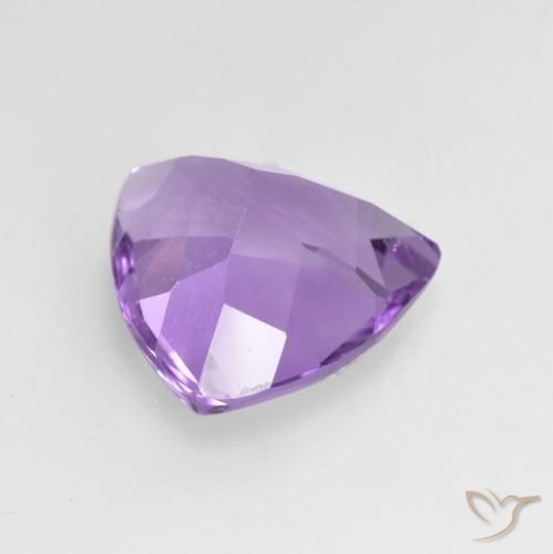 Amatista Violeta rosado natural de 2.65 ct, Trillón, VS