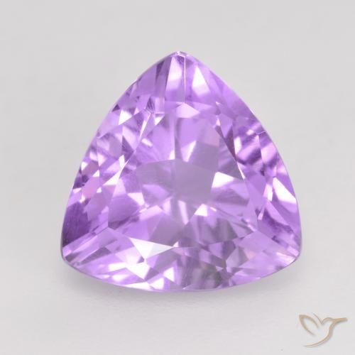 2.87ct Natural Violeta rosáceo claro Amatista, Trillón, VVS-VS