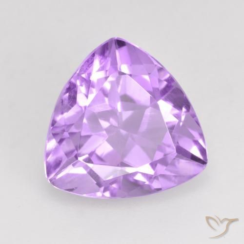 Amatista Violeta rosado claro natural de 2.91 ct, Trillón, VVS-VS