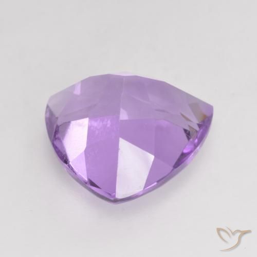 Amatista Violeta rosado claro natural de 2.91 ct, Trillón, VVS-VS