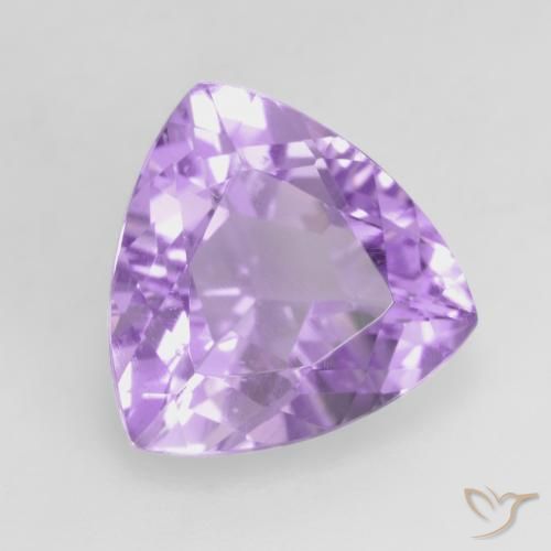 Amatista Violeta rosado claro natural de 2.94 ct, Trillón, VVS-VS