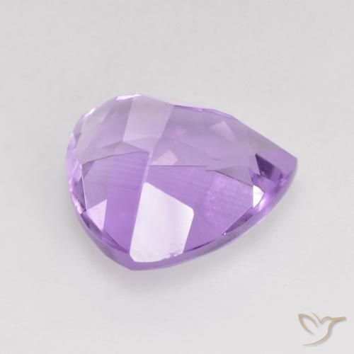Amatista Violeta rosado claro natural de 2.94 ct, Trillón, VVS-VS