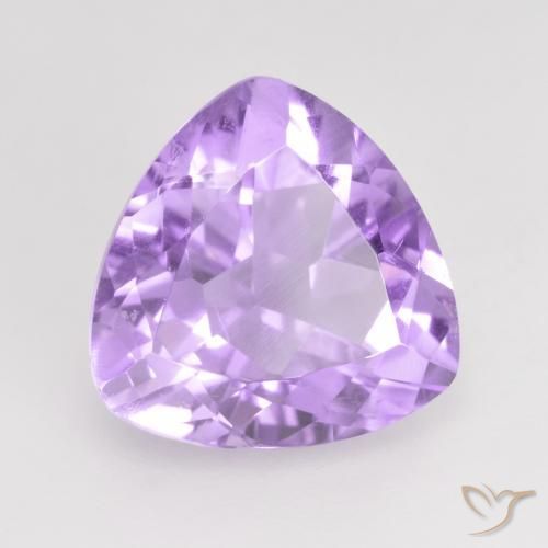 Amatista Violeta rosado claro natural de 2.97 ct, Trillón, VVS-VS