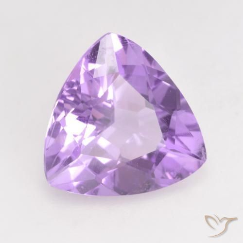 Amatista Violeta rosado claro natural de 2.59 ct, Trillón, VVS-VS
