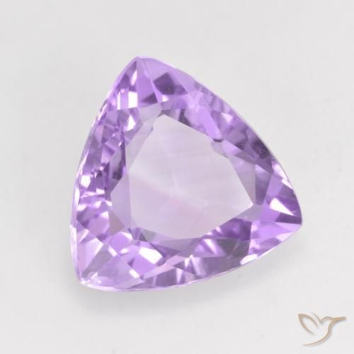 Amatista Violeta claro natural de 2.80 ct, Trillón, VVS-VS