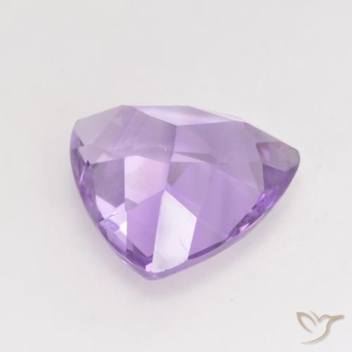 Amatista Violeta claro natural de 2.80 ct, Trillón, VVS-VS