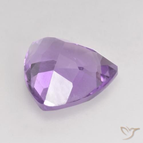 Amatista Violeta claro natural de 3.07 ct, Trillón, VVS-VS