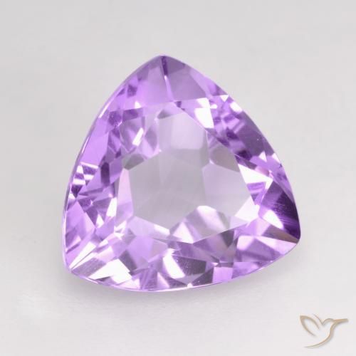 Amatista Violeta rosado claro natural de 2.90 ct, Trillón, VVS-VS