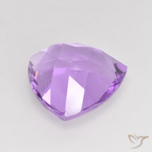 Amatista Violeta rosado claro natural de 2.90 ct, Trillón, VVS-VS