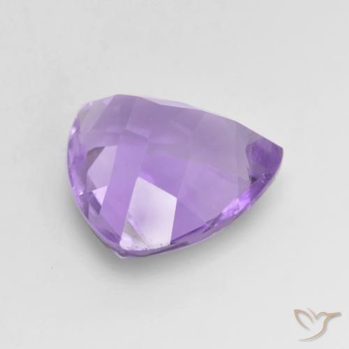 Amatista Violeta medio natural de 2.70 ct, Trillón, VVS-VS
