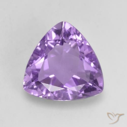 2.68ct Natural Violeta medio Amatista, Trillón, VVS-VS
