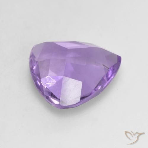Amatista Violeta medio natural de 2.53 ct, Trillón, VVS-VS
