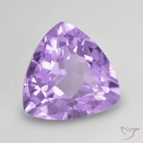 Amatista Violeta medio natural de 3.03 ct, Trillón, VVS-VS