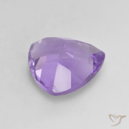 Amatista Violeta medio natural de 2.96 ct, Trillón, VVS-VS