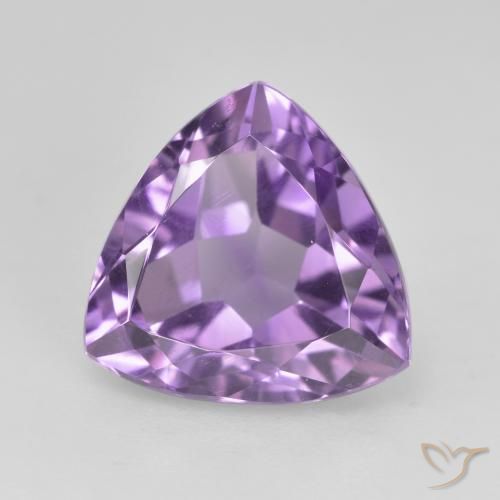 3.16ct Natural Violeta medio Amatista, Trillón, VVS-VS