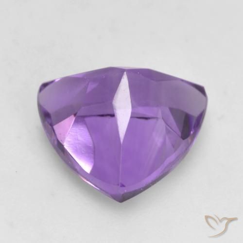 Amatista Violeta medio natural de 1.56 ct, Trillón, VVS-VS