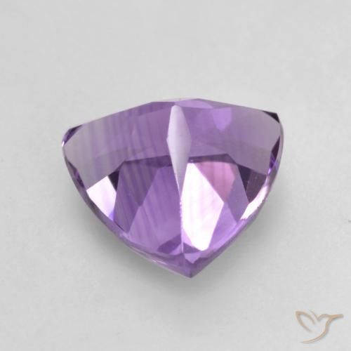 Amatista Violeta púrpura medio natural de 1.57 ct, Trillón, VVS-VS