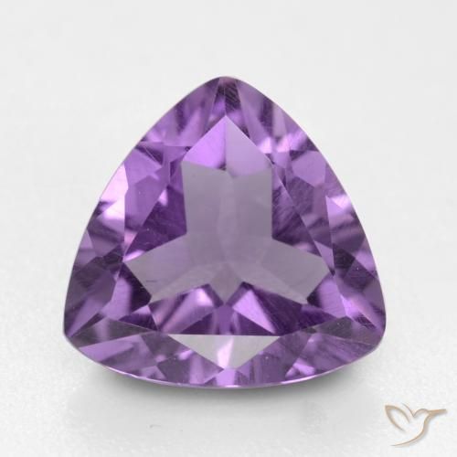 1.52ct Natural Violeta medio Amatista, Trillón, VVS-VS
