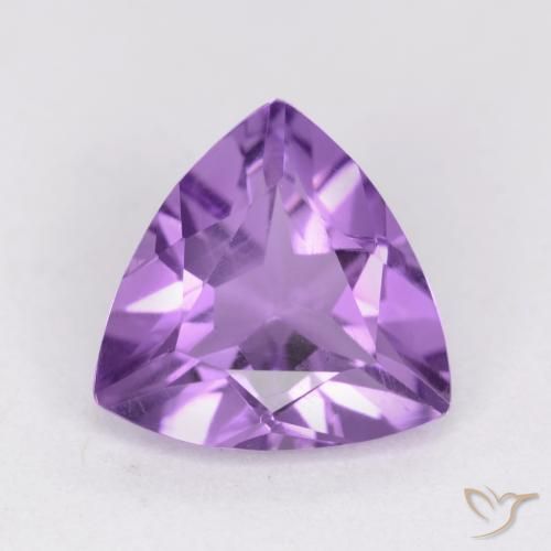 1.68ct Natural Violeta púrpura intenso Amatista, Trillón, VS