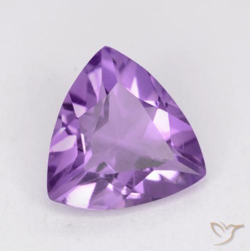 Amatista Violeta púrpura intenso natural de 1.68 ct, Trillón, VS