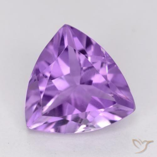 2.25ct Natural Violeta medio Amatista, Trillón, VS