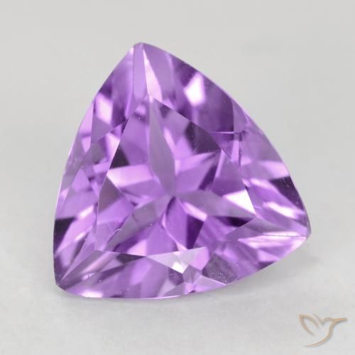 1.99ct Natural Violeta púrpura intenso Amatista, Trillón, VVS-VS