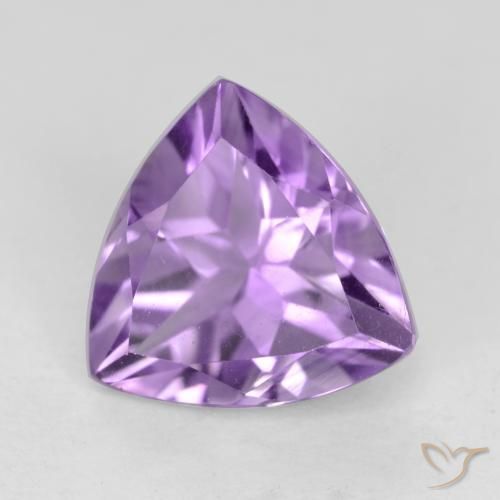 Amatista Violeta medio natural de 2.30 ct, Trillón, VVS-VS