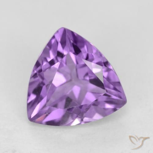 2.33ct Natural Violeta medio Amatista, Trillón, VVS-VS