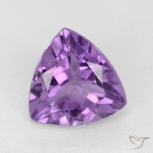 2.34ct Natural Violeta medio Amatista, Trillón, VVS-VS