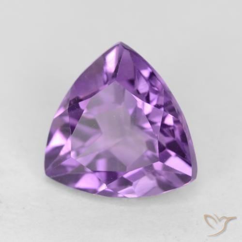 Amatista Violeta medio natural de 2.34 ct, Trillón, VVS-VS