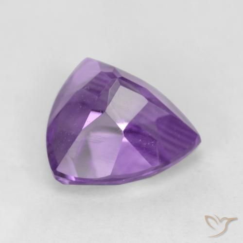 Amatista Violeta medio natural de 2.34 ct, Trillón, VVS-VS