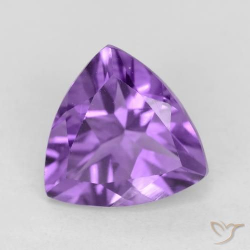 Amatista Violeta intenso natural de 2.17 ct, Trillón, VVS-VS