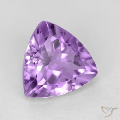 Amatista Violeta medio natural de 2.19 ct, Trillón, VVS-VS