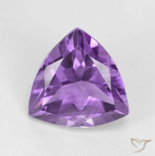 2.33ct Natural Violeta medio Amatista, Trillón, VVS-VS