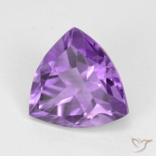 Amatista Violeta medio natural de 2.33 ct, Trillón, VVS-VS