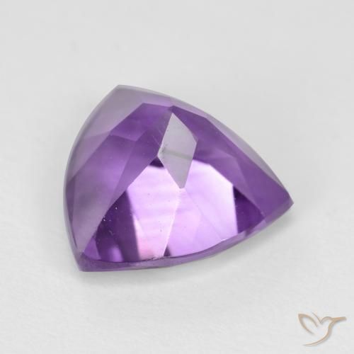 Amatista Violeta medio natural de 2.33 ct, Trillón, VVS-VS