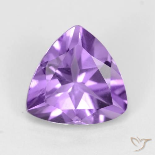 2.12ct Natural Violeta oscuro Amatista, Trillón, VVS-VS