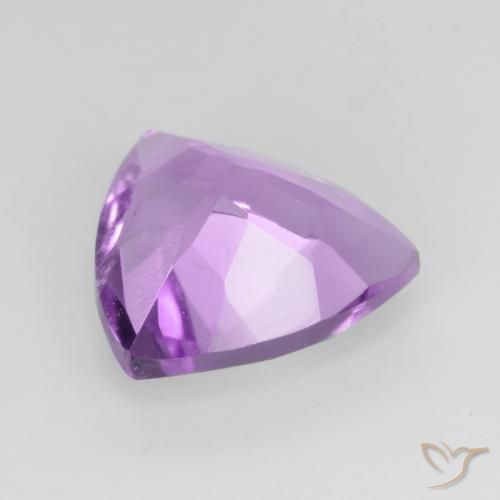 Amatista Violeta púrpura medio natural de 2.07 ct, Trillón, VS