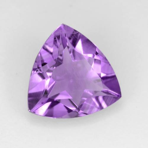 Amatista Violeta púrpura medio natural de 1.87 ct, Trillón, VS