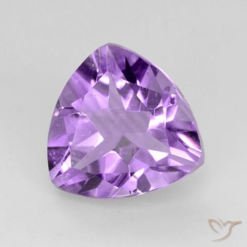 Amatista Violeta púrpura medio natural de 2.23 ct, Trillón, VS