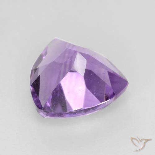 Amatista Violeta púrpura medio natural de 2.23 ct, Trillón, VS