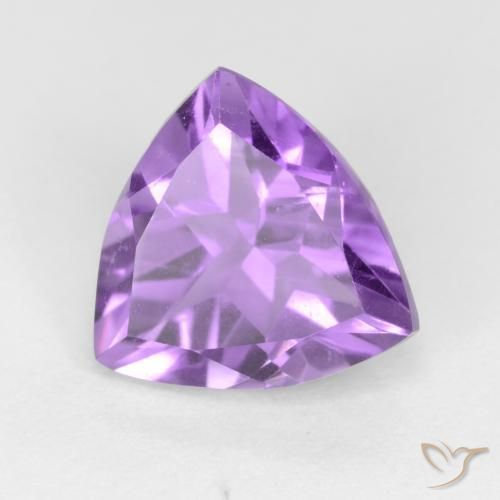 Amatista Violeta púrpura intenso natural de 2.25 ct, Trillón, VVS-VS