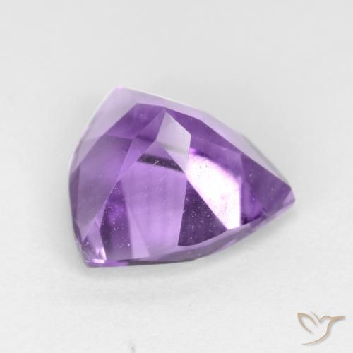 Amatista Violeta púrpura intenso natural de 2.25 ct, Trillón, VVS-VS